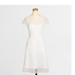 Jcrew 16 White eyelet dress